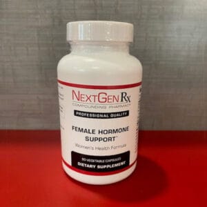 bottle of female hormone support
