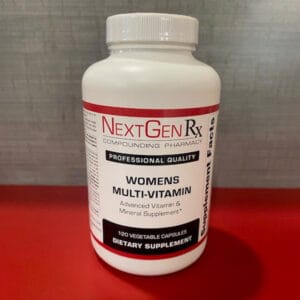bottle of women's multivitamin